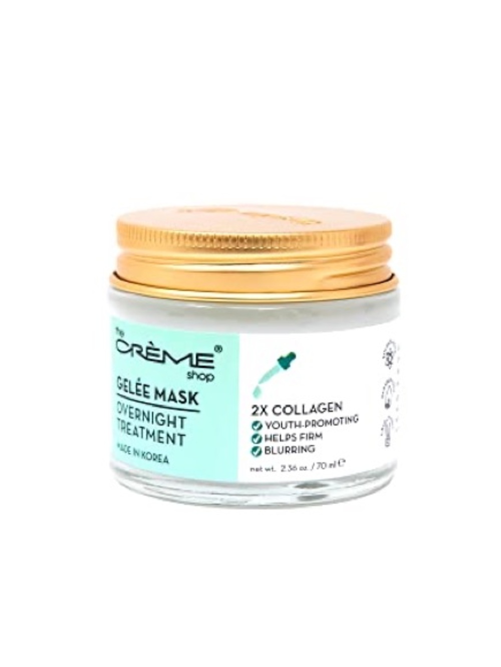 🧴 Crème Shop 2X Collagen Gelée Mask – Overnight Treatment (K-Beauty) 🧴